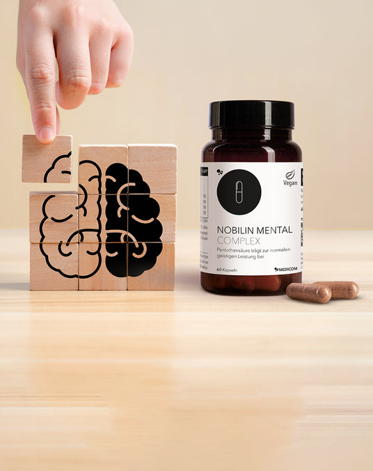 Die Produktdose von Nobilin Mental Complex mit Lion's Mane – Pilz des Jahres 2026