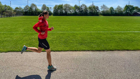 Sandra Mastropietro beim Lauftraining