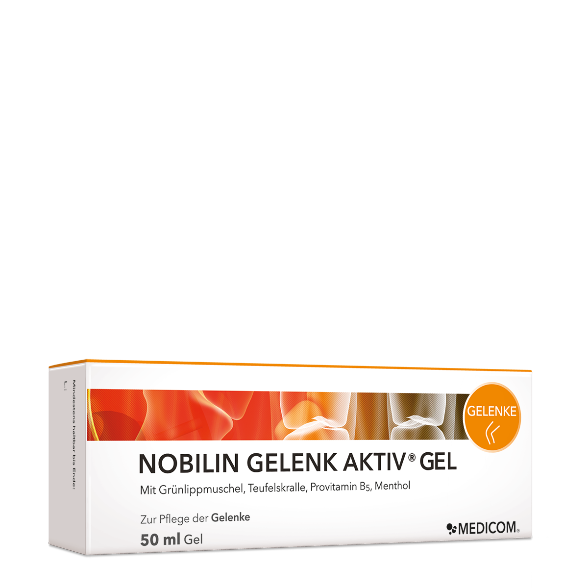 Nobilin Gelenk Aktiv® Gel-Tube in der Vorderansicht