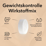 Gewichtskontrolle Wirkstoffmix, Produktinformationen zu Nobilin Kohlenhydrat-Stoffwechsel Aktiv mit Zink, natürlicher Glykoproteinkomplex aus weißen Bohnen, 100% vegan, Tagesdosis 