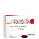 Die Vorderseite der Packung Nobilin Vita Immun® für das Immunsystem von Medicom