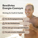 Die Anwendungsgebiete von Q10 Mono. Wichtig für die Energiegewinnung, Wohlbefinden, Q10-Depots und die Körperzellen