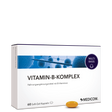 Die Vorderseite der Produktpackung Vitamin-B-Komplex