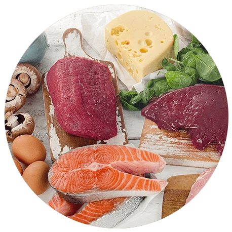 Lebensmittel mit Vitamin B