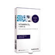 Vitamin D3 1.000 I.E. – die Vorderseite der Produktpackung mit der Angabe zur Tablettenmenge