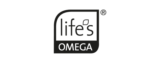Das Logo von  life’s®OMEGA™ – der Markenrohstoff für hochwertiges Algenöl