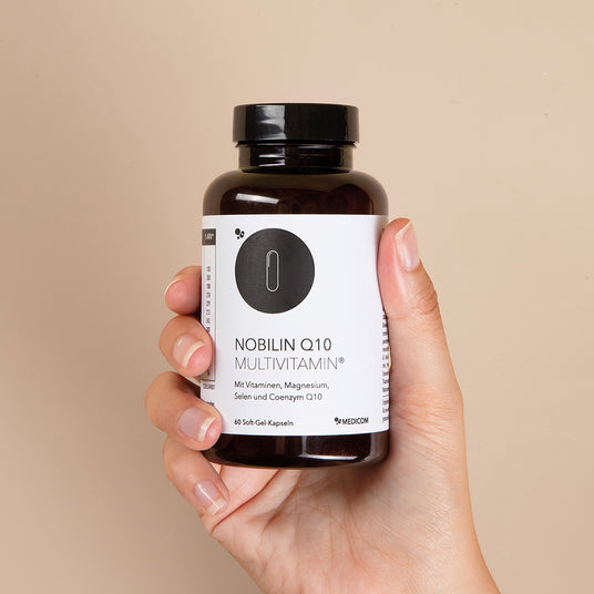 Der Bestseller Nobilin Q10 Multivitamin® in der neuen Verpackungsdose