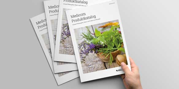 Der aktuelle Katalog-Cover von MEDICOM