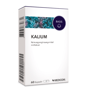 Kalium von Medicom – pro Kapsel 300 mg Kalium
