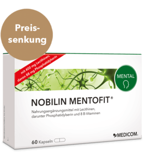 Nobilin Mentofit® jetzt im Preis reduziert – die sinnvolle Vitalstoffkombination für das mentale Wohlbefinden