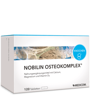Die Vorderseit der Packung von Nobilin Osterokomplex®