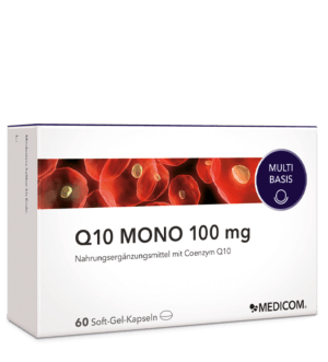 Q10 Mono 100 mg: Höher dosiert – 100 mg natürliches Coenzym Q10 pro Kapsel 
