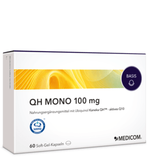 QH Mono 100 mg - Bioaktives Q10 aus natürlicher Hefefermentation