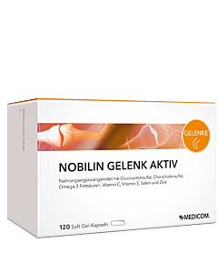 Nobilin Gelenk Aktiv mit Glucosamin und Chondroitin, Omega 3, Vitamin C, Vitamin E, Selen und Zink