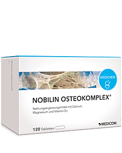 Die Vorderseit der Packung von Nobilin Osterokomplex®