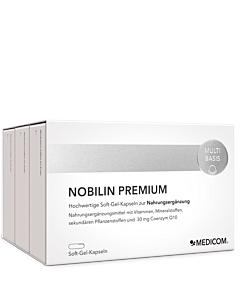 Nobilin Premium von Medicom – 3 Produkte zur Nahrungsergänzung mit hochwertigen Soft-Gel-Kapseln