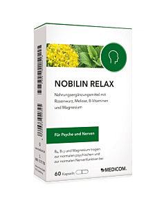 Nobilin Relax - hochwertige Pflanzenkombination für Psyche und Nerven