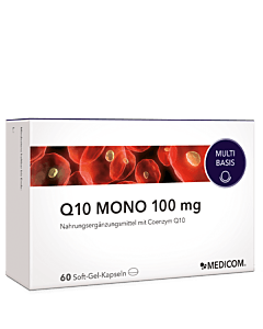 Q10 Mono 100 mg: Höher dosiert – 100 mg natürliches Coenzym Q10 pro Kapsel 
