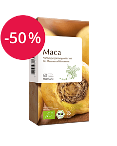 Maca aus der Medicom Terra®-Naturlinie mit 50% Rabatt.