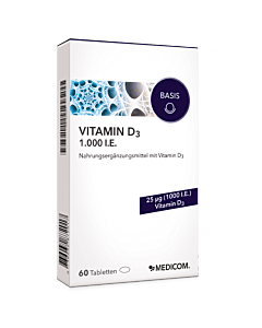  Die Packung  von Vitamin D3 1.000 I.E.