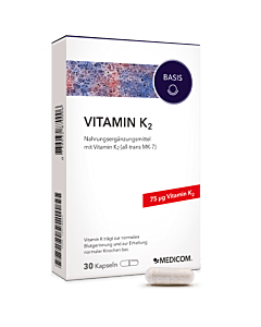 Vitamin K2 von Medicom – Vitamin K2 in Form von all-trans MK-7