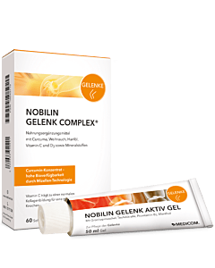 Die neue Kombi für Gelenke – Nobilin Gelenk Complex® und Nobilin Gelenk Aktiv Gel