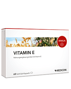 Vitamin E - 60 Soft-Gel-Kapseln mit 134,2 mg Vitamin E