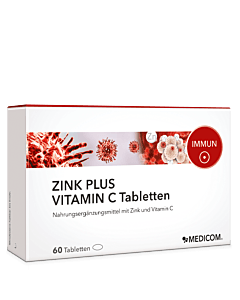 Zink plus Vitamin C Kapseln Medicom Original Verpackung 