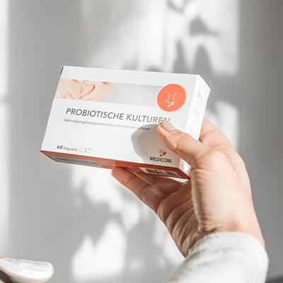 Die Produktpackung von Probiotische Kulturen von Medicom