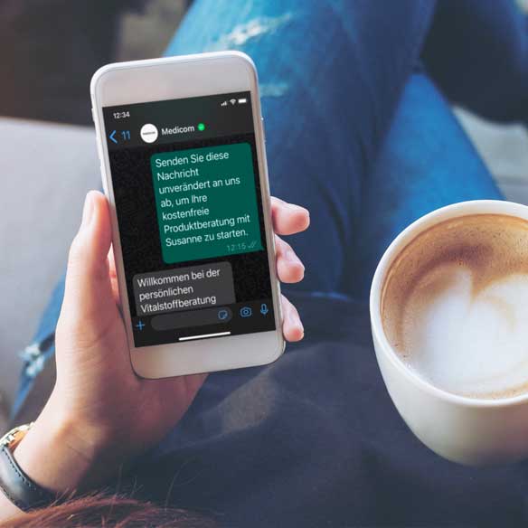 WhatsApp Chat von Medicom – interaktiv und persönlich