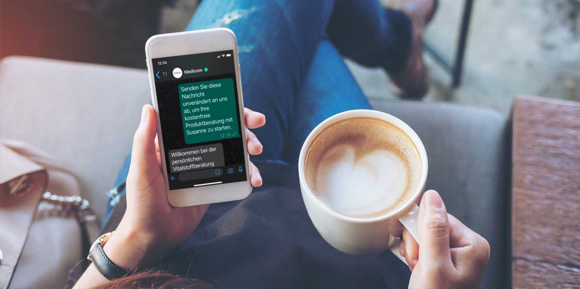 WhatsApp Chat von Medicom – interaktiv und persönlich